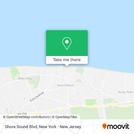 Mapa de Shore Sound Blvd