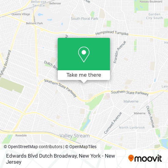 Edwards Blvd Dutch Broadway map