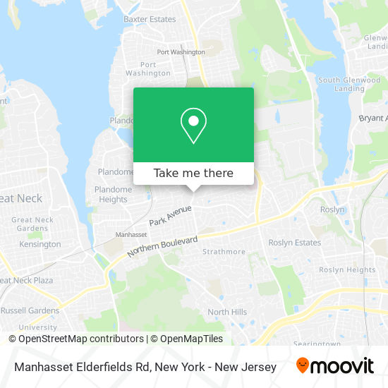 Mapa de Manhasset Elderfields Rd