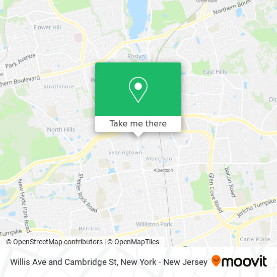 Mapa de Willis Ave and Cambridge St