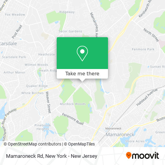 Mapa de Mamaroneck Rd