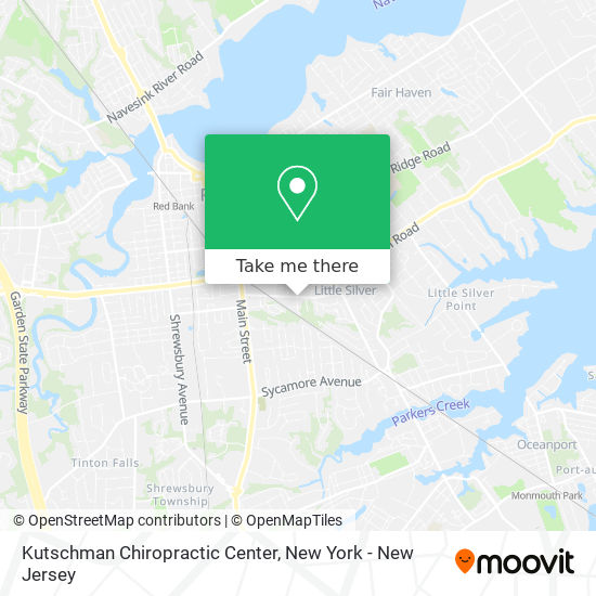 Mapa de Kutschman Chiropractic Center