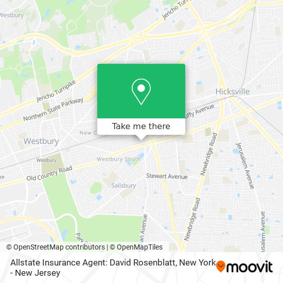 Mapa de Allstate Insurance Agent: David Rosenblatt