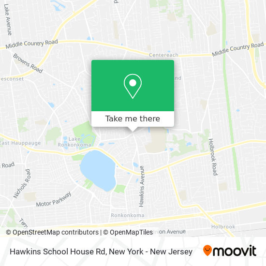 Hawkins School House Rd map