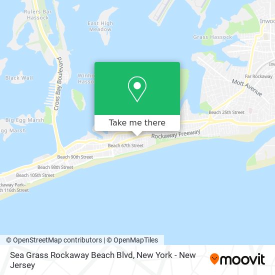 Mapa de Sea Grass Rockaway Beach Blvd