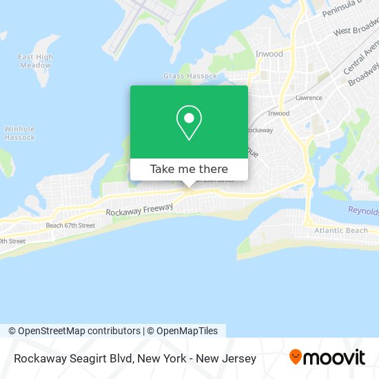 Mapa de Rockaway Seagirt Blvd
