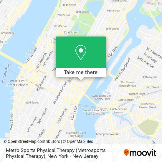 Mapa de Metro Sports Physical Therapy (Metrosports Physical Therapy)