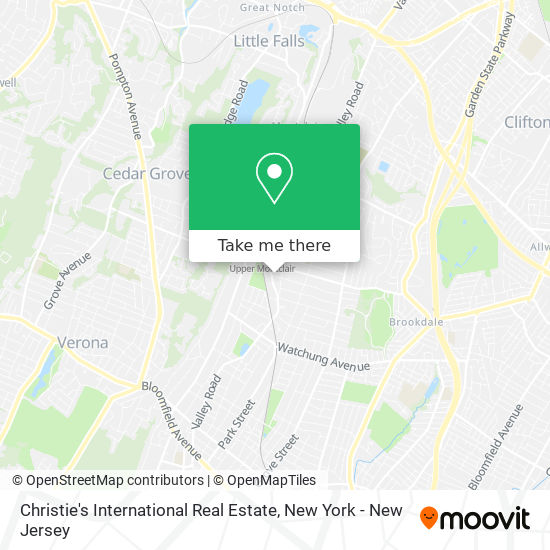 Christie's International Real Estate map