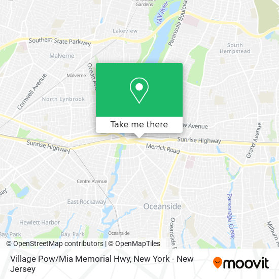 Village Pow/Mia Memorial Hwy map