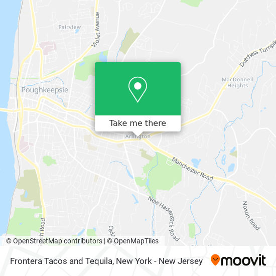 Frontera Tacos and Tequila map