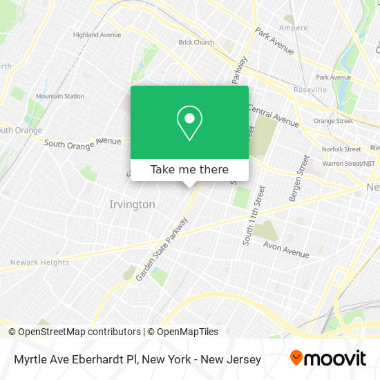 Mapa de Myrtle Ave Eberhardt Pl