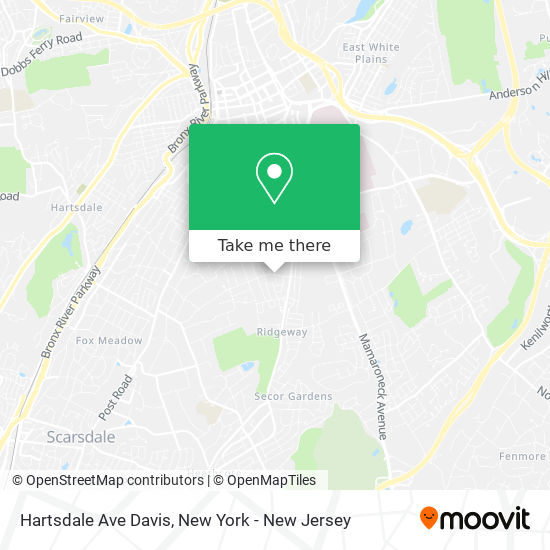 Mapa de Hartsdale Ave Davis