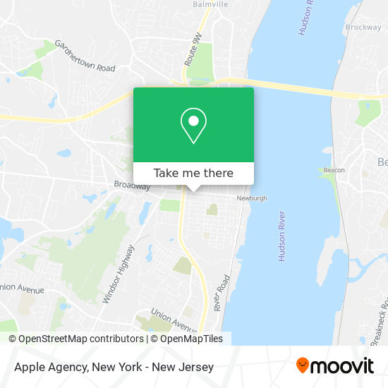 Apple Agency map