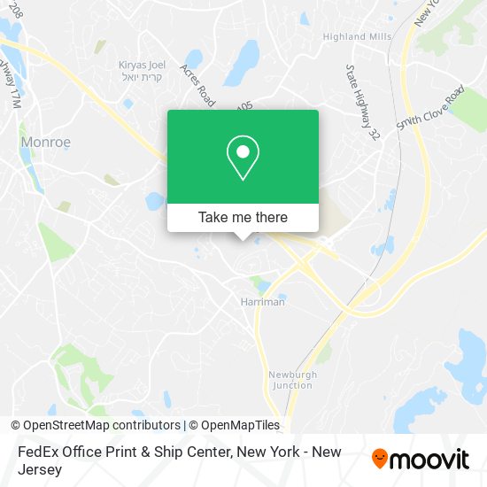 Mapa de FedEx Office Print & Ship Center