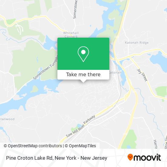 Pine Croton Lake Rd map