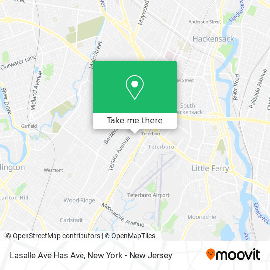 Mapa de Lasalle Ave Has Ave
