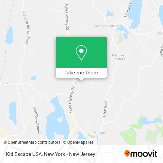 Kid Escape USA map