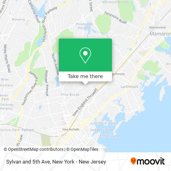 Mapa de Sylvan and 5th Ave