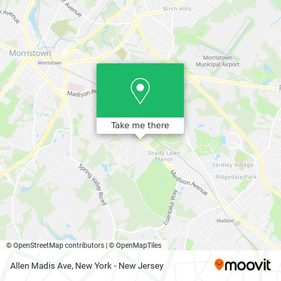 Mapa de Allen Madis Ave