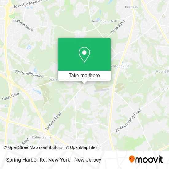 Spring Harbor Rd, Morganville (Marlboro), NJ 07751 map
