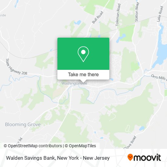 Walden Savings Bank map