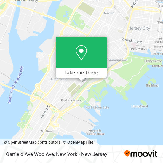 Mapa de Garfield Ave Woo Ave