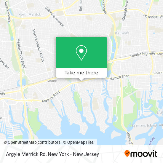 Argyle Merrick Rd map