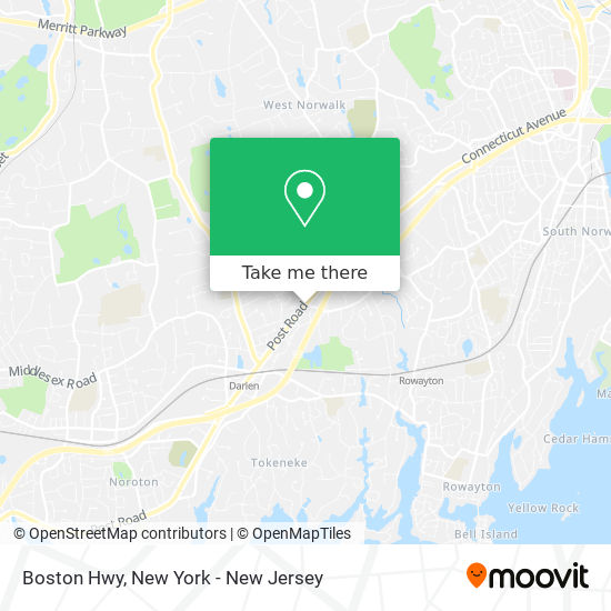 Boston Hwy map