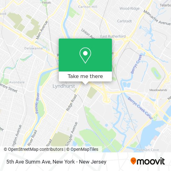 Mapa de 5th Ave Summ Ave