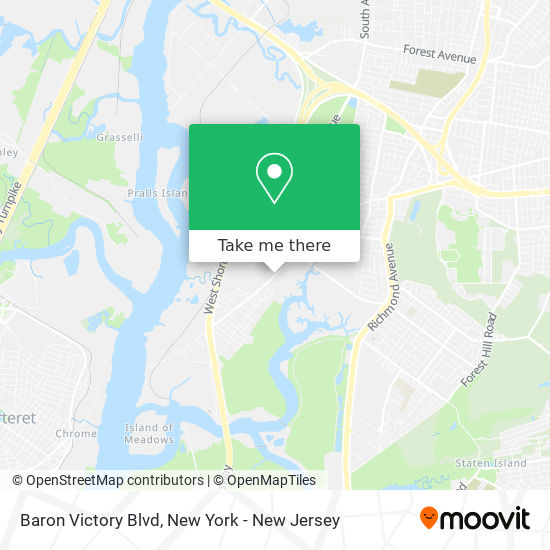 Baron Victory Blvd map