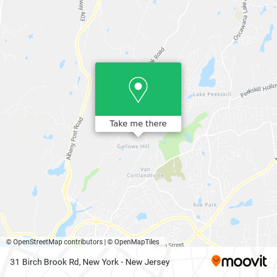 Mapa de 31 Birch Brook Rd