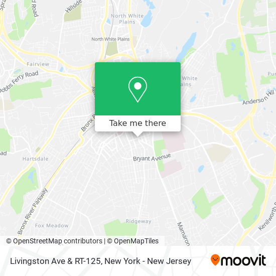 Livingston Ave & RT-125 map