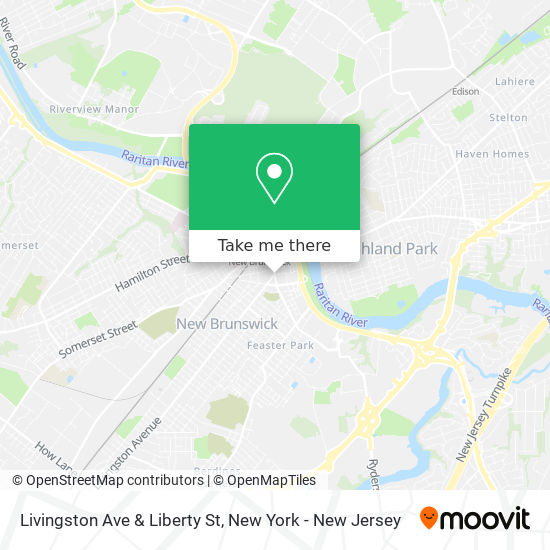 Mapa de Livingston Ave & Liberty St