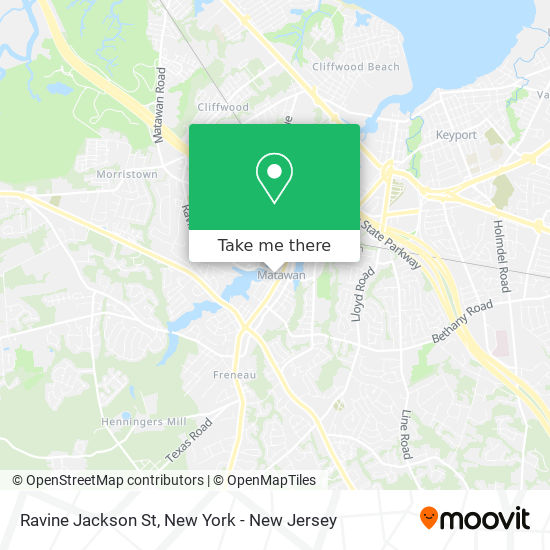Ravine Jackson St map