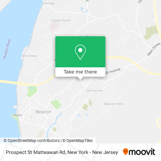 Mapa de Prospect St Matteawan Rd