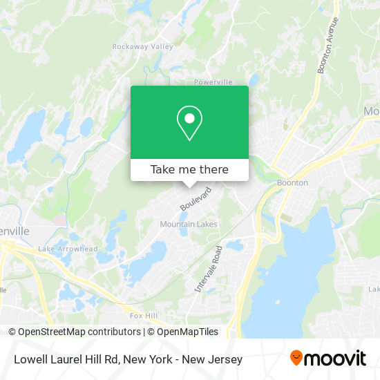 Mapa de Lowell Laurel Hill Rd