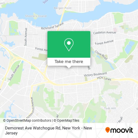 Mapa de Demorest Ave Watchogue Rd