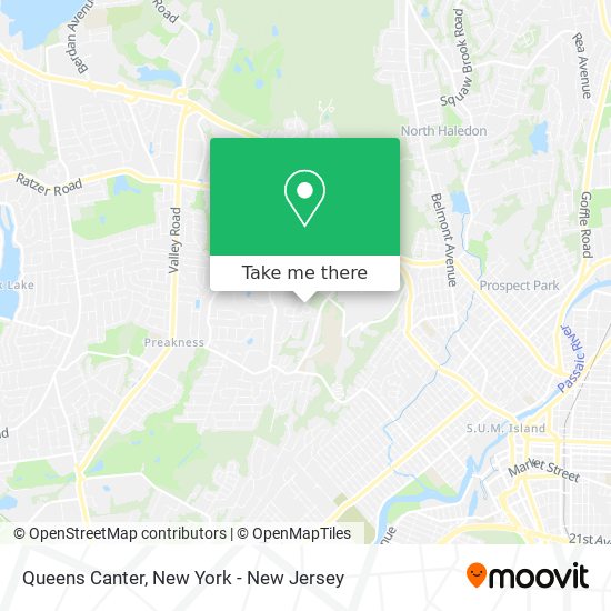 Queens Canter map