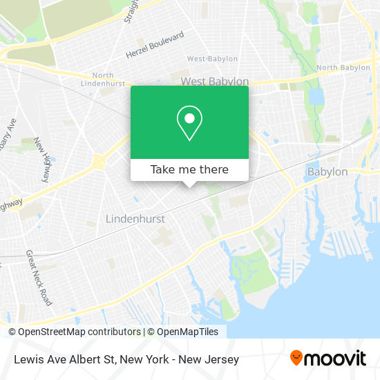 Mapa de Lewis Ave Albert St