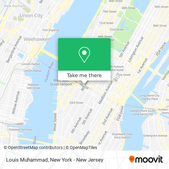 Mapa de Louis Muhammad