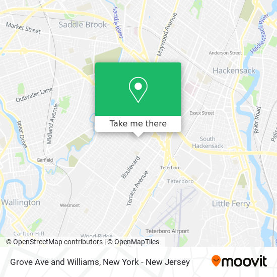 Mapa de Grove Ave and Williams