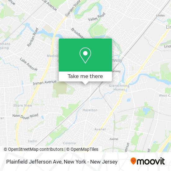 Mapa de Plainfield Jefferson Ave