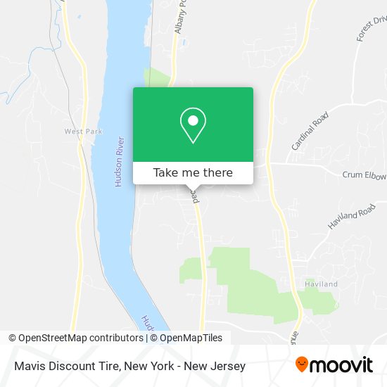 Mavis Discount Tire map