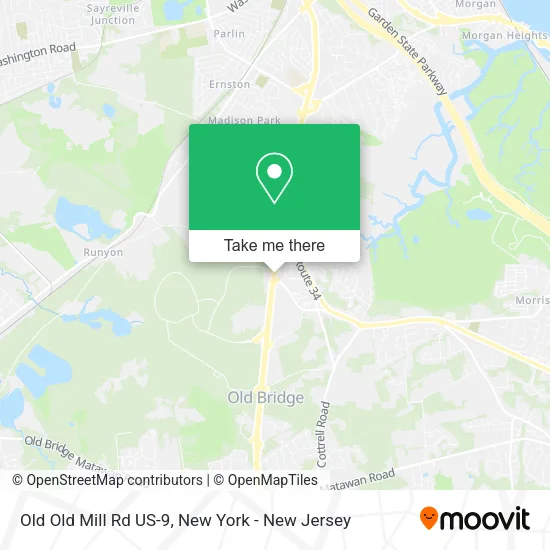 Mapa de Old Old Mill Rd US-9