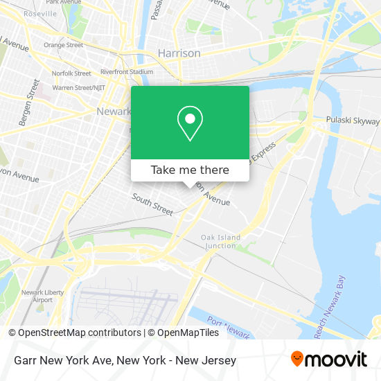 Garr New York Ave map