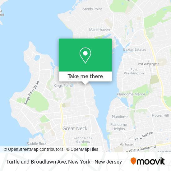 Mapa de Turtle and Broadlawn Ave