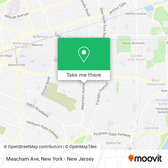 Mapa de Meacham Ave