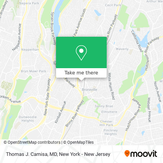 Thomas J. Camisa, MD map