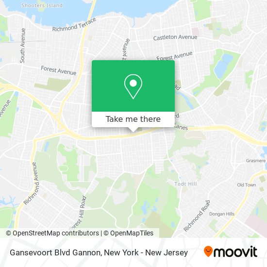 Gansevoort Blvd Gannon map