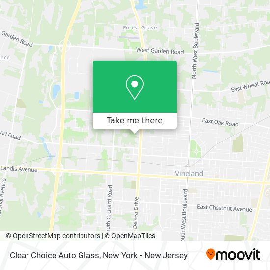 Clear Choice Auto Glass map